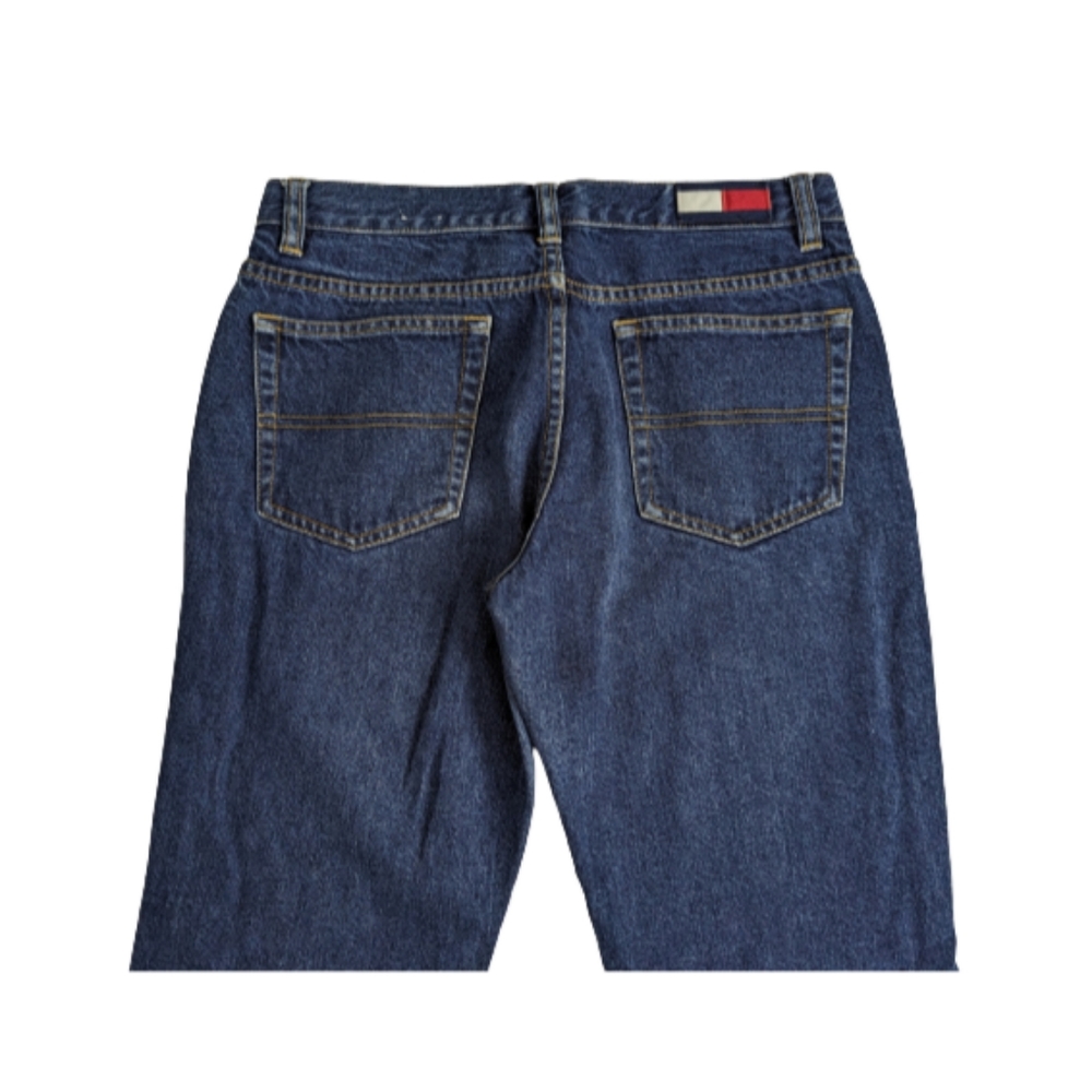 Tommy Hilfiger Vintage Leg Button Flare Jeans 7 - Picture 7 of 8